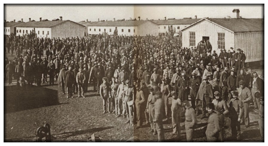 Confederate prisoners of war in Camp Douglas