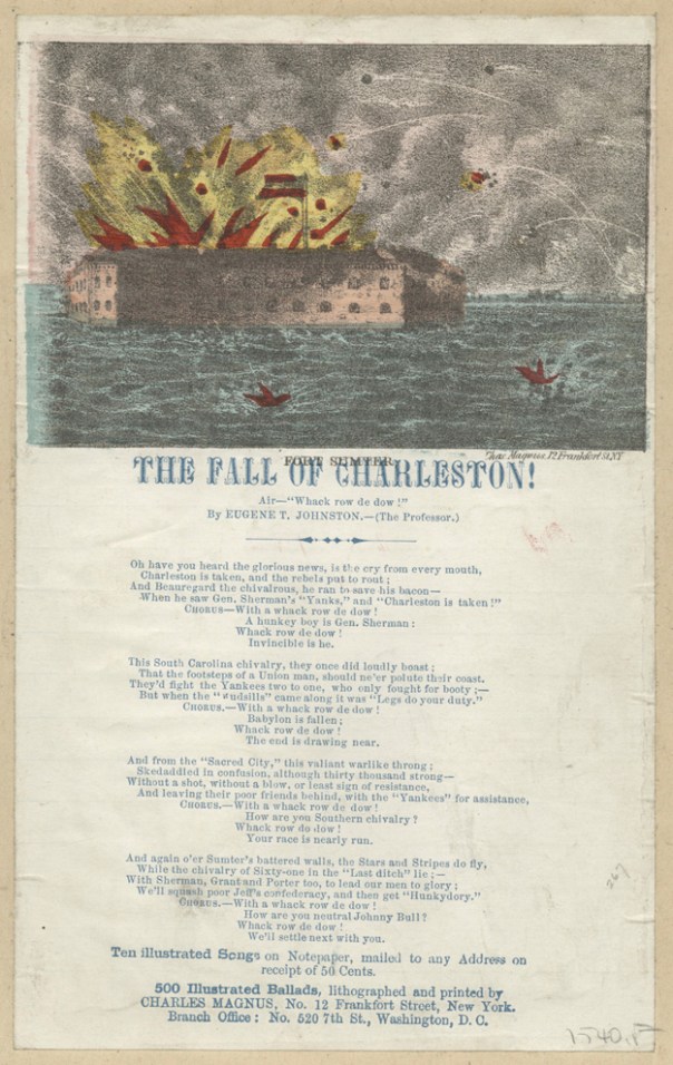Civil War Ballads: The Fall of Charleston – M.A. Kleen