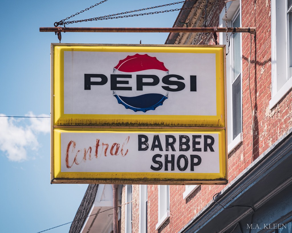 Vintage Pepsi and Barber&nbsp;Shop