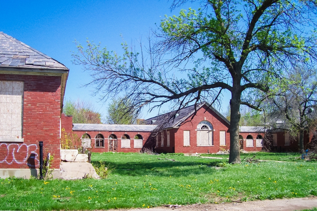 Former Manteno State Hospital in Manteno, Illinois.