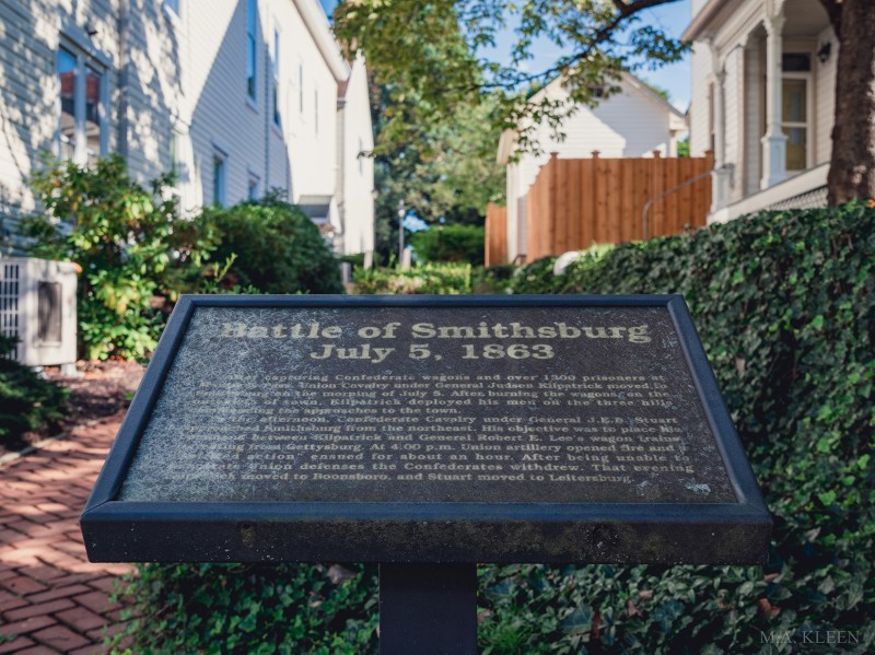 Smithburg, Washington County, Maryland was the scene of a Civil War skirmish on July 5, 1863