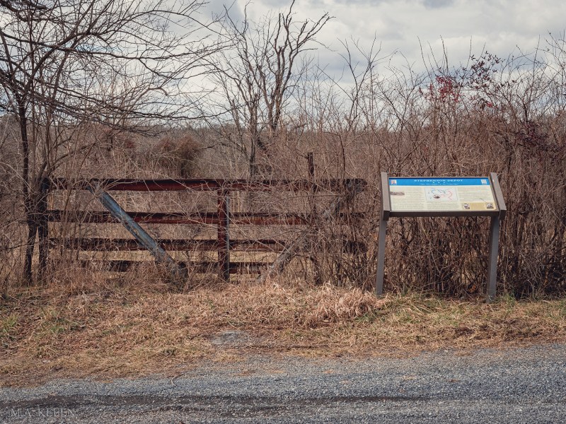 Stephenson's Depot Battlefield northeast of Winchester in Frederick County, Virginia.