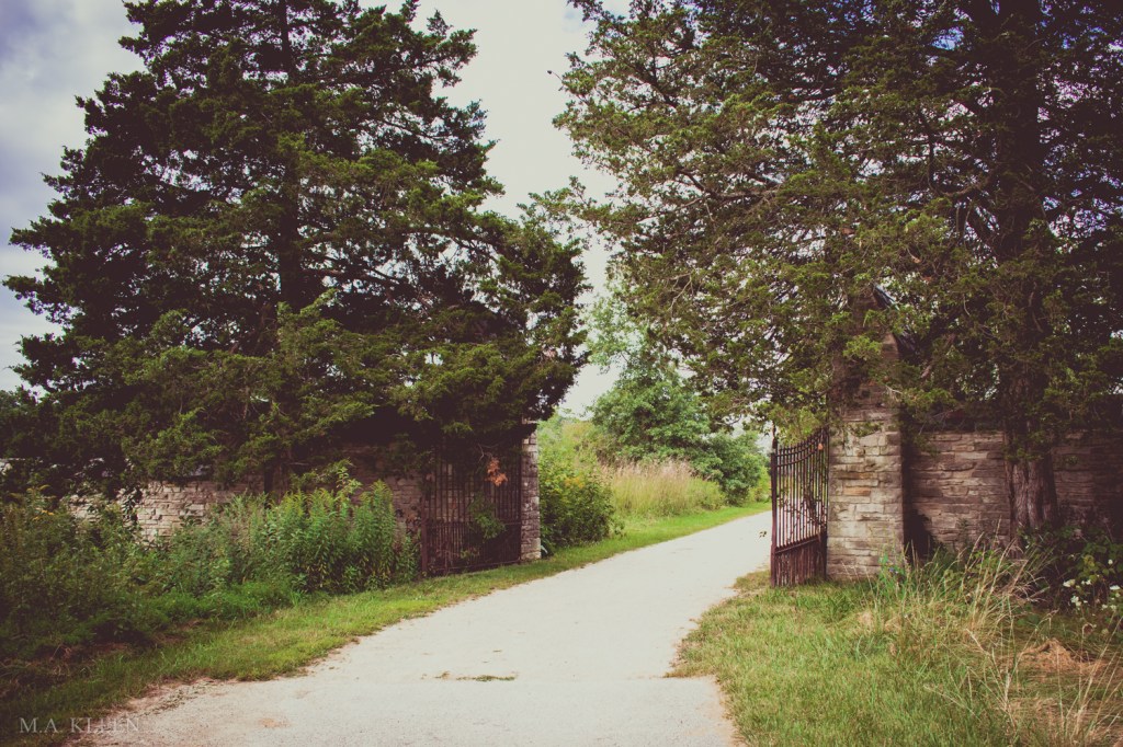 The Gate at Independence Grove Forest Preserve in Lake County, Illinois.