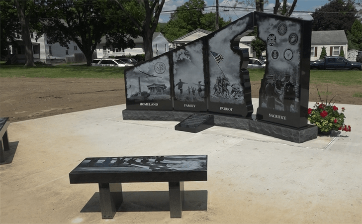 Photo of Sullivan’s Monument Featured on Gold Star&nbsp;Memorial