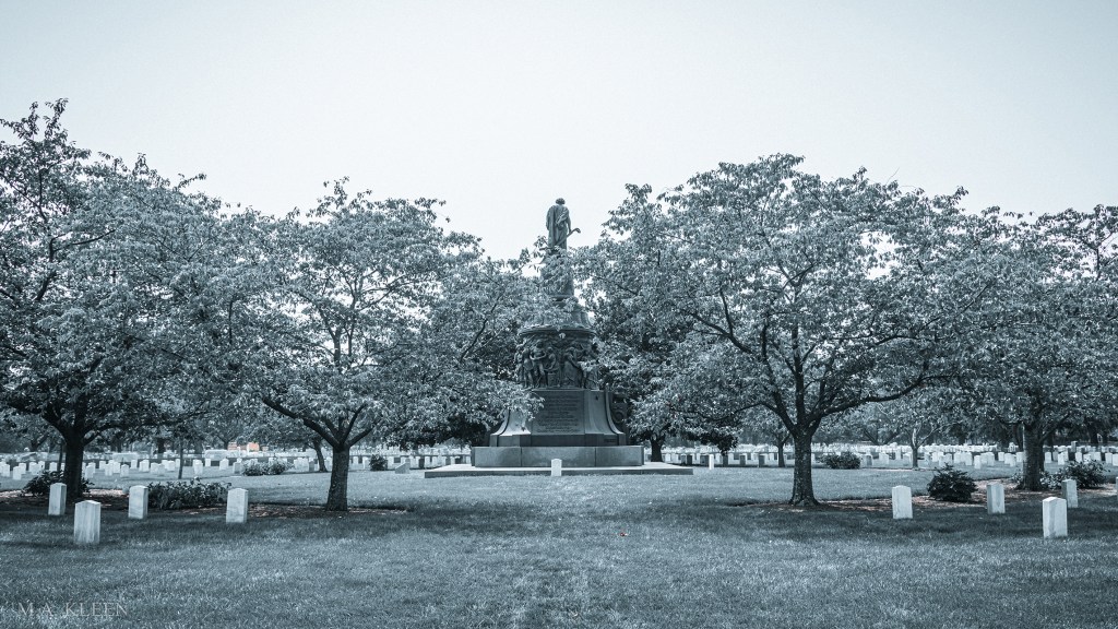 The Confederate Memorial in Arlington National Cemetery. Photo by M.A. Kleen