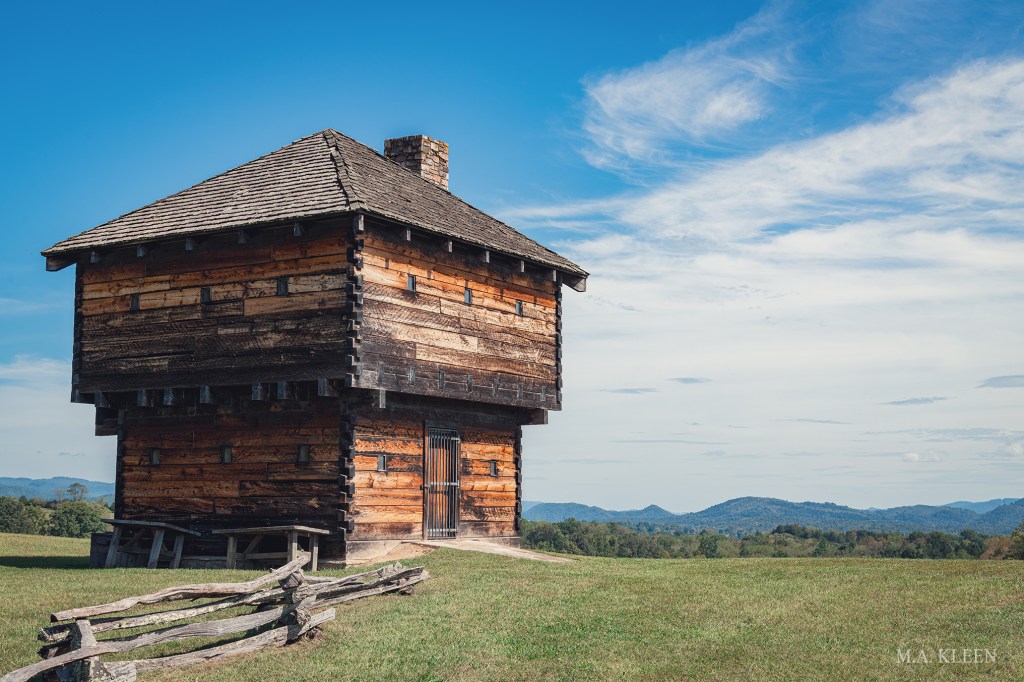 The Wilderness Road Blockhouse at Natural Tunnel State&nbsp;Park