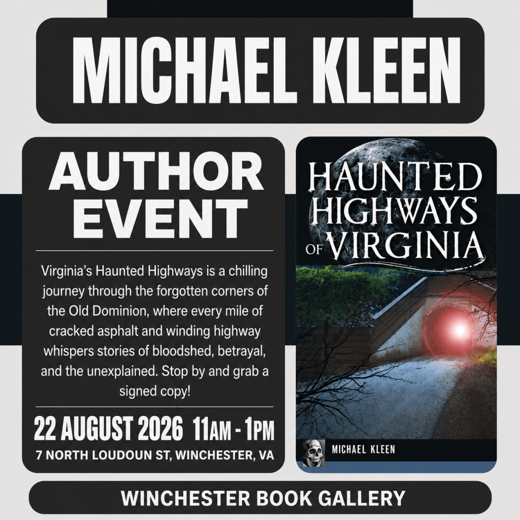 Author Event at Winchester Book Gallery on Saturday, August&nbsp;22